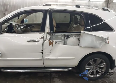 2012 Acura Mdx Advance Package из США, поврежденный, VIN 2HNYD2H8XCH517619